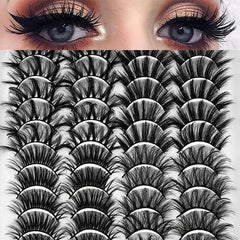 High Faux Mink False Eyelashes Daily Curling Natural Eyelashes