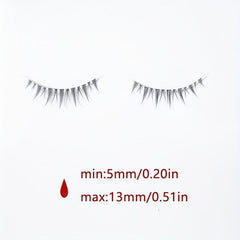 5 Pairs Manga Eyelashes Little Devil Cosplay Anime Eyelash Natural Look