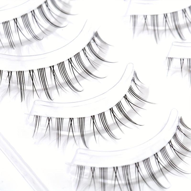 5 Pairs Manga Eyelashes Little Devil Cosplay Anime Eyelash Natural Look