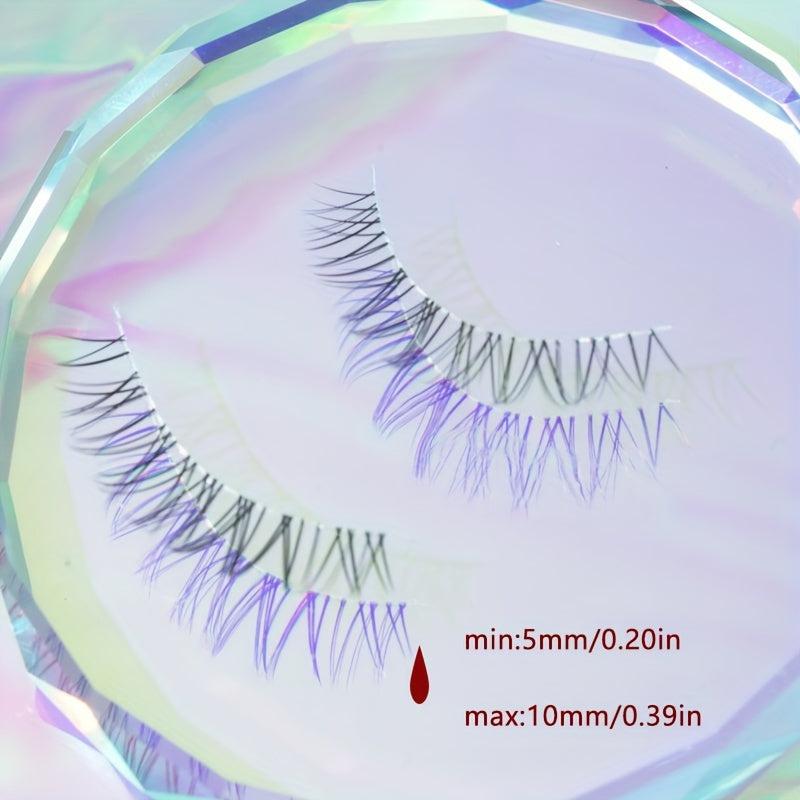 5 Pairs Natural Look Soft Reusable Eyelashes 10mm