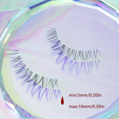 5 Pairs Natural Look Soft Reusable Eyelashes 10mm