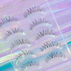 5 Pairs Natural Look Soft Reusable Eyelashes 10mm