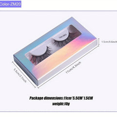Colored Lashes Faux Mink False Eyelashes Fluffy Volume Curly Lashes