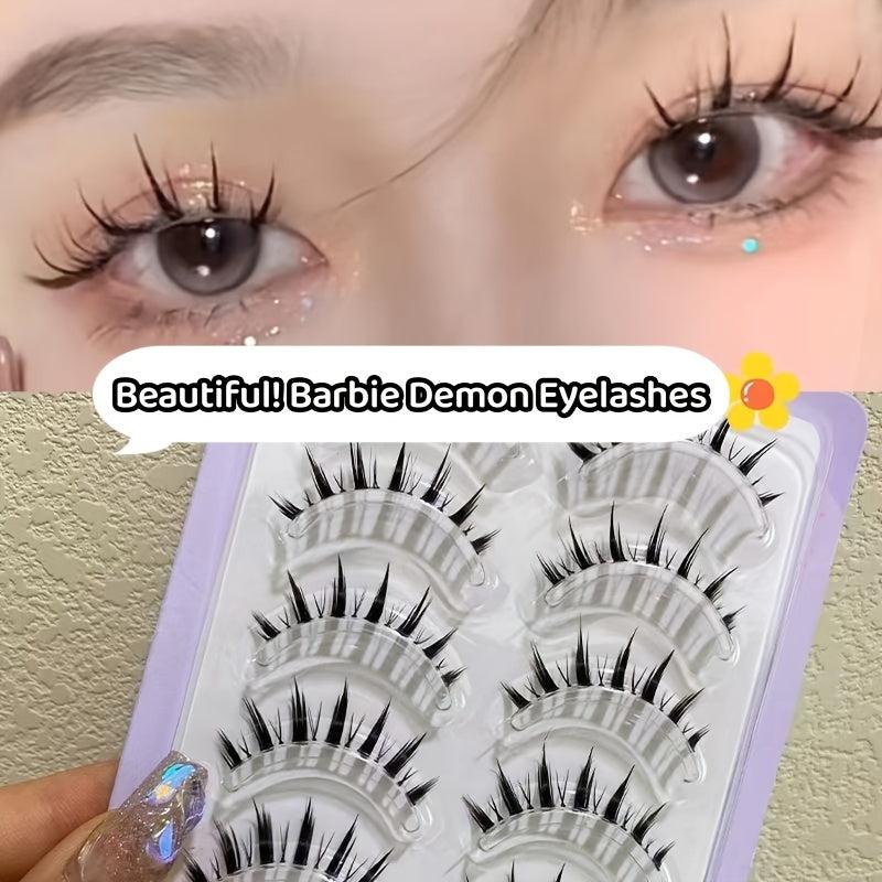 Thick False Eyelashes Littel Devil Style Natural False Eyelashes