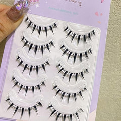 Thick False Eyelashes Littel Devil Style Natural False Eyelashes