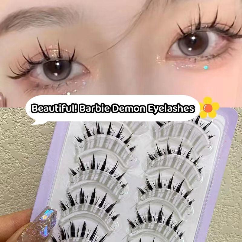 Thick False Eyelashes Littel Devil Style Natural False Eyelashes
