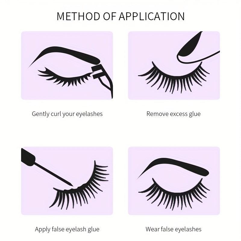 Little Devil Manga Lashes 5 Pairs Self Adhesive Extensions