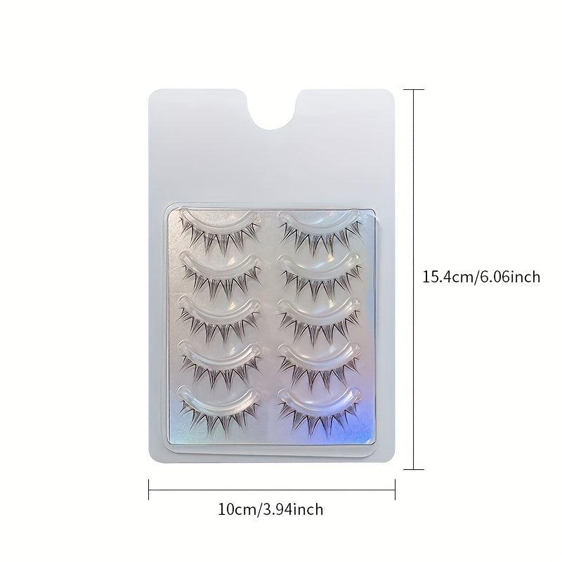 Little Devil Manga Lashes 5 Pairs Self Adhesive Extensions