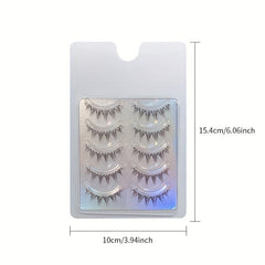 Little Devil Manga Lashes 5 Pairs Self Adhesive Extensions