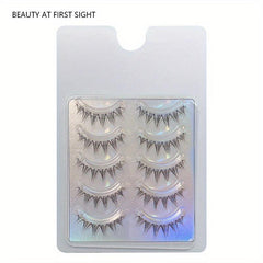 Little Devil Manga Lashes 5 Pairs Self Adhesive Extensions