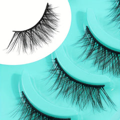 3 Boxes 5 Pairs Half Eye Lashes False Eyelashes Natural Crossed Messy