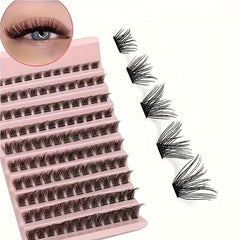 8 16mm Mega Volume Lash Clusters Wispy Soft Natural Look False Eyelashes
