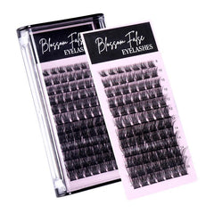 Mixed Lash Clusters 12 Rows C D Curl Wispy Soft Fluffy Natural Look Cluster Lash