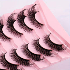 Fluffy Curly Faux Mink Cat Eye Lashes Natural Look False Eyelash