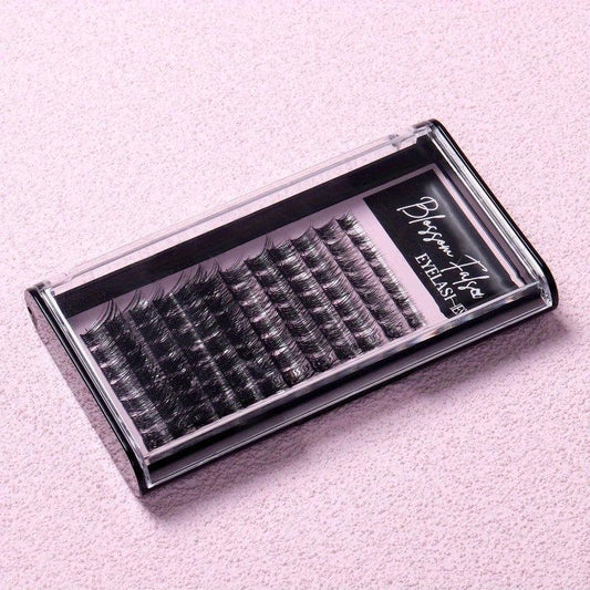 Mixed C/D Curl Lash Clusters 12 Rows