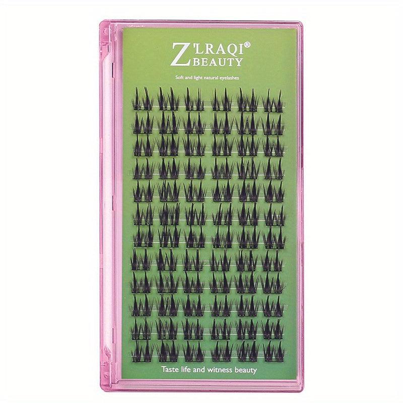 12 Rows Cluster Lashes Enlarge Eyes Cat Fairy False Eyelashes Lightweight