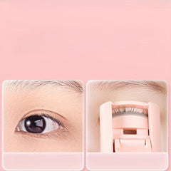 Portable Eyelash Curler For Women, Rubber Pads, Travel Cosmetic Tools
