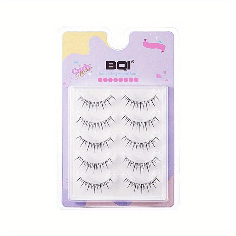Slender Curling False Eyelashes Natural Soft Full Strip Sunflower for Beginners