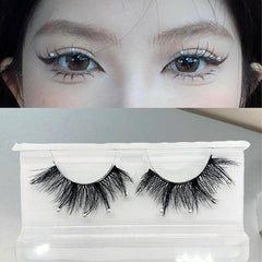 Faux Pearl Sequin Eyelashes Y2K Style