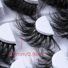 16 Pairs Faux Mink Lashes Dramatic Style Thick False Eyelashes