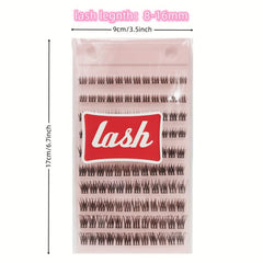 280pcs Cluster False Eyelashes Waterproof Reusable