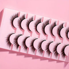 Cat Eye False Eyelashes Fox Eye Lashes Natural Look