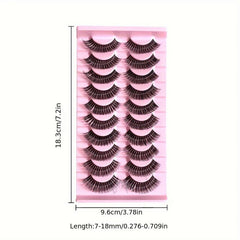 Big Eye Makeup False Eyelashes Natural Thick Simulated Eyelashes