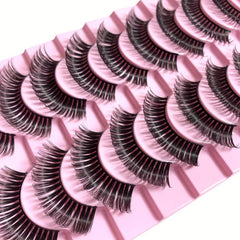 Big Eye Makeup False Eyelashes Natural Thick Simulated Eyelashes