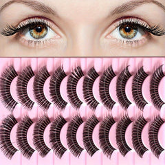 Big Eye Makeup False Eyelashes Natural Thick Simulated Eyelashes