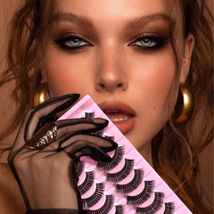 Big Eye Makeup False Eyelashes Natural Thick Simulated Eyelashes