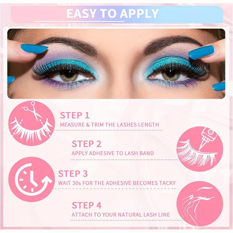 Wispy Faux Mink Lashes Fluffy Fairy Cat Eye Lashes