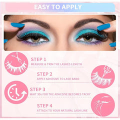Wispy Faux Mink Lashes Fluffy Fairy Cat Eye Lashes