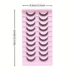 Wispy Faux Mink Lashes Fluffy Fairy Cat Eye Lashes