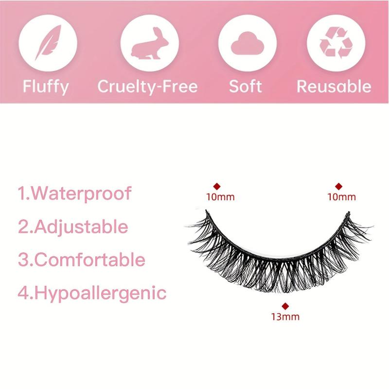 Wispy Faux Mink Lashes Fluffy Fairy Cat Eye Lashes