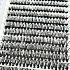 DIY Individual Eyelash Cluster C Curling Lightweight False Eyelashes