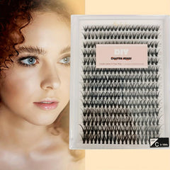 DIY Individual Eyelash Cluster C Curling Lightweight False Eyelashes