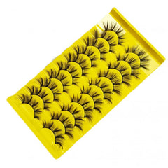 10 Pairs Fluffy Curling Thick Soft False Eyelashes JB21
