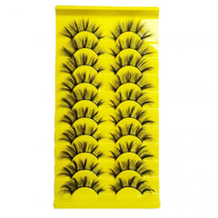 10 Pairs Fluffy Curling Thick Soft False Eyelashes JB21
