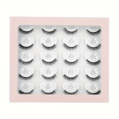 10 Pairs Natural False Eyelashes Curling Daily Makeup