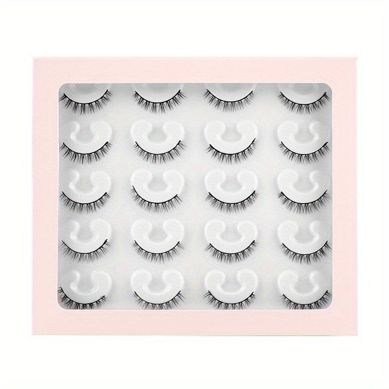 10 Pairs Natural False Eyelashes Curling Daily Makeup