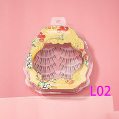 Natural Soft Anime Eyes False Lashes 4 Pairs