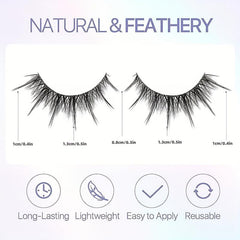 5 Pairs Little Devil False Eyelashes for Natural Look