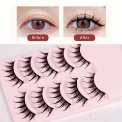5 Pairs Little Devil False Eyelashes for Natural Look