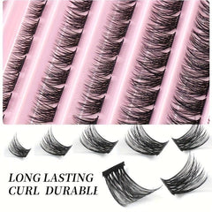 DIY Cluster False Eyelashes C Curling Lashes Extension