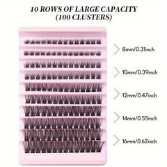 DIY Cluster False Eyelashes C Curling Lashes Extension