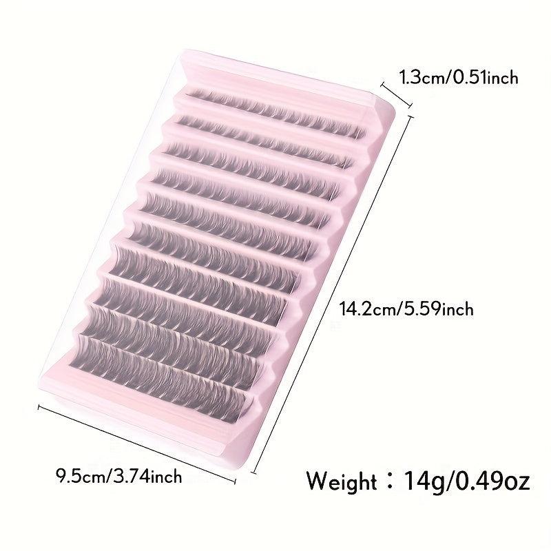DIY Cluster False Eyelashes C Curling Lashes Extension