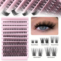 DIY Cluster False Eyelashes C Curling Lashes Extension