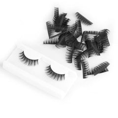 Cat Eye Wispy Faux Mink Lashes Fluffy Short Natural 3D Lashes 16mm