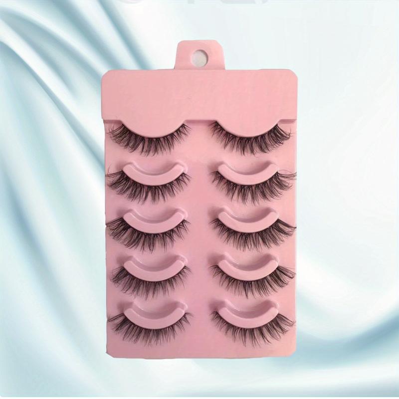 5 Pairs Natural Thick 3D Effect DIY Cluster False Lashes