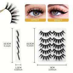 Fiber Silk False Eyelashes Cluster Like False Eyelashes